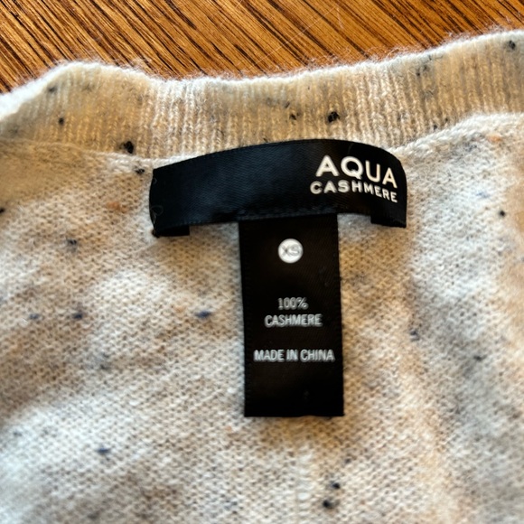 Cashmere sweater S oat-colored, flecked, from Bloomingdale’s - Picture 3 of 7